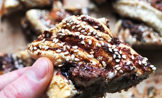 Vegan Puff Pastry Twists with Marmite and Tahini